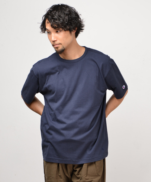 Champion（チャンピオン）の「【Champion/チャンピオン】別注ウォッシュド加工Tシャツ（Tシャツ/カットソー・メンズ・グレー/チャコールグレー/ダークグリーン/ブルー/ホワイト/ブラック/ネイビー・L/M/S）」の15枚目の写真