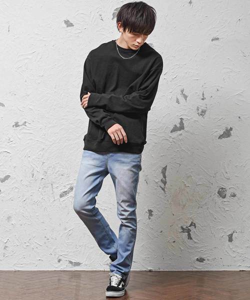 MinoriTY（マイノリティ）の「ストレッチデニムサルエルパンツ（デニムパンツ・メンズ・サックスブルー/ブルー・XL/M/L）」の3枚目の写真