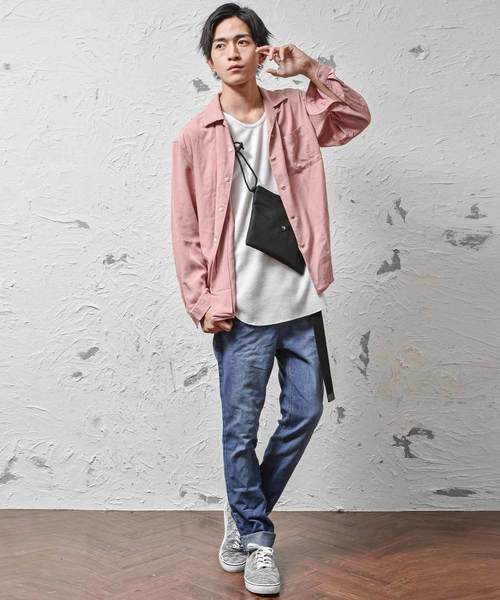 MinoriTY（マイノリティ）の「ストレッチデニムサルエルパンツ（デニムパンツ・メンズ・サックスブルー/ブルー・XL/M/L）」の4枚目の写真