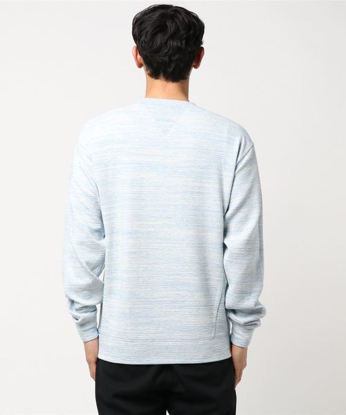 Champion(チャンピオン)の「【Champion/チャンピオン】メンズ Wrap-Air クルーネックスウェットシャツ アクションスタイル(スウェット・メンズ・ネイビー/グレー/ブラック/サックスブルー/オフホワイト・LARGE/MEDIUM/X-LARGE)」の7枚目の写真