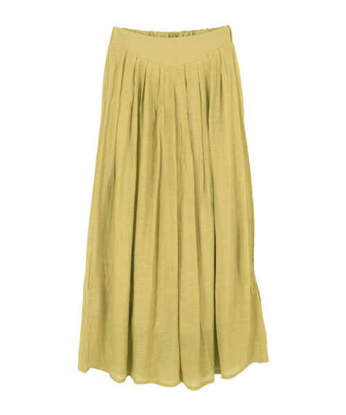 titivate（ティティベイト）の「スラブウエストゴムワイドフレアパンツ（その他パンツ・レディース・ブラック/イエロー/ブルー/オレンジ/ライトベージュ/カーキ/ピンクベージュ・M/L/S）」の14枚目の写真