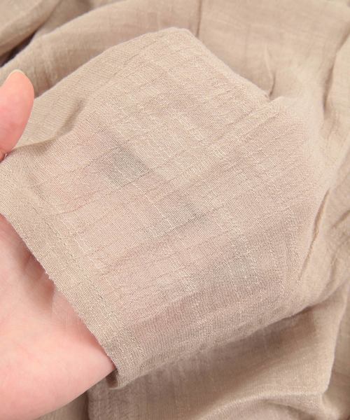 titivate（ティティベイト）の「スラブウエストゴムワイドフレアパンツ（その他パンツ・レディース・ブラック/イエロー/ブルー/オレンジ/ライトベージュ/カーキ/ピンクベージュ・M/L/S）」の8枚目の写真