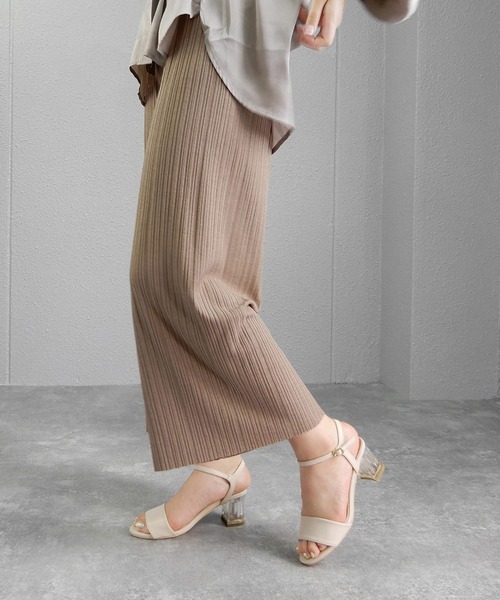 minia（ミニア）の「クリアヒールサンダル　◇（サンダル・レディース・ベージュ系その他/ブルー系その他/グリーン系その他/ブラック系その他/パイソン/ホワイト系その他/オフホワイト/ブラウン/ブラック/ケリーグリーン/ゴールド系/シルバー系・L/M/S/LL）」の20枚目の写真