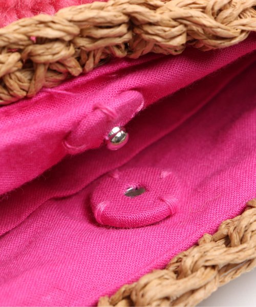 BREEZE（ブリーズ）の「ぽんぽん付きショルダーペーパーBAG（ショルダーバッグ・キッズ・ブラック/オフホワイト/レインボー・FREE）」の7枚目の写真