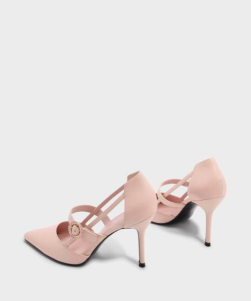CHARLES & KEITH(チャールズ & キース)の「カットアウトディテールメリージェーンスティレット / CUT OUT DETAIL MARY JANE STILETTOS(ローファー・レディース・バーガンディー/ブラック/ピンク・25.5cm/23.5cm/22.5cm/24.5cm/23cm/25cm)」の16枚目の写真