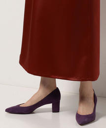 ODETTE E ODILE | OFD ポインテッドブロックヒール パンプス55↓↑(パンプス)