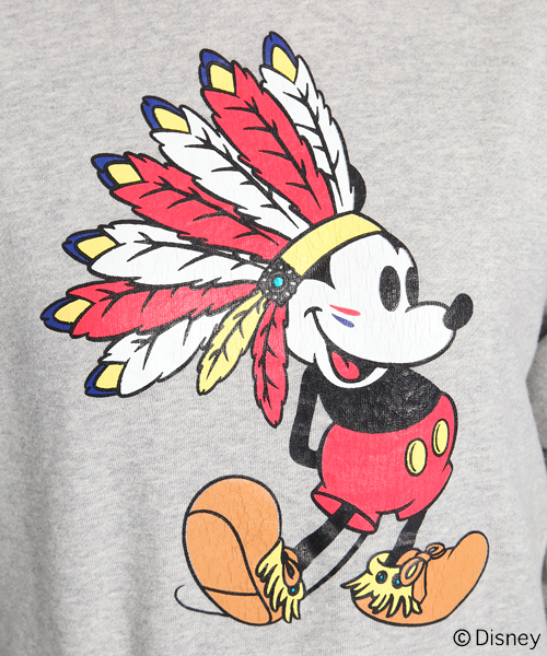 X-girl(エックスガール)の「Disney(ディズニー) / REMAKE DISNEY SWEAT PULLOVER(パーカー・レディース・アッシュグレー/オレンジ/ネイビー・1/2)」の12枚目の写真