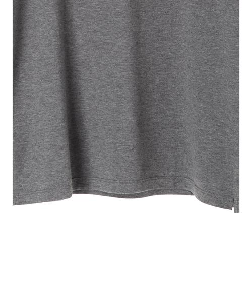 AMERICAN HOLIC(アメリカンホリック)の「・60新彊綿天竺フレンチスリーブVネックTEE(Tシャツ/カットソー・レディース・ブラック/オフホワイト/グレー系その他2/ブラウン・M/L)」の6枚目の写真