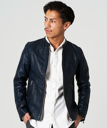 GOSTAR DE FUGA | ラムレザーシングルライダース/ジャケット(ライダースジャケット)