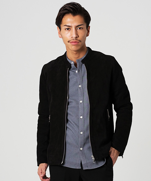 GOSTAR DE FUGA(ゴスタール ジフーガ)の「ラムレザーシングルライダース/ジャケット(ライダースジャケット・メンズ・A/B/ブラック/ネイビー・M/L/XL)」の20枚目の写真