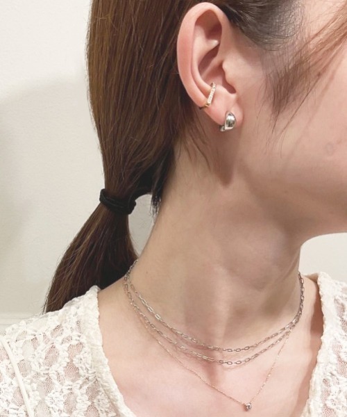 ete ブライトK18Yネックレス0.1ct 42cm ete（エテ）の「K18 ダイヤモンド 0.1ct ネックレス「ブライト