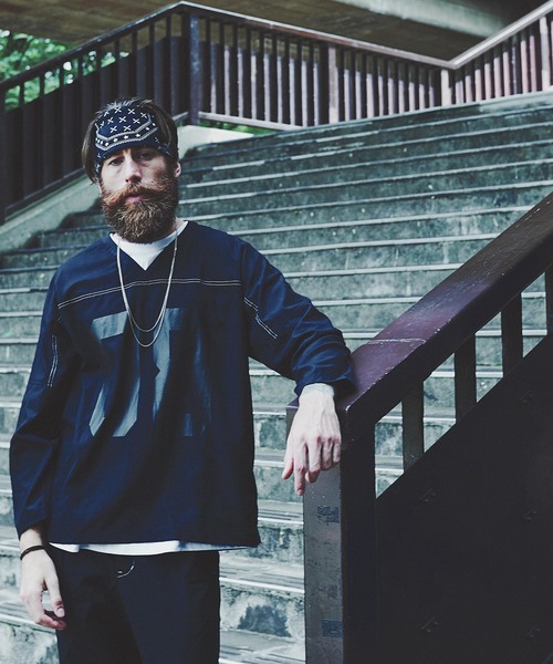 CHORD NUMBER EIGHT（コードナンバーエイト）の「FOOTBALL SHIRT（シャツ/ブラウス・メンズ・ブラック/パープル/レッド・SMALL/MEDIUM/LARGE）」の7枚目の写真