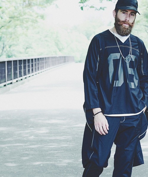 CHORD NUMBER EIGHT（コードナンバーエイト）の「FOOTBALL SHIRT（シャツ/ブラウス・メンズ・ブラック/パープル/レッド・SMALL/MEDIUM/LARGE）」の12枚目の写真