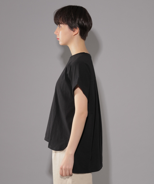 PAGEBOY（ページボーイ）の「リッチコットンクルーネックＴシャツ（Tシャツ/カットソー・レディース・ホワイト/ブラック/ダークブラウン/ライトグレー・FREE）」の7枚目の写真