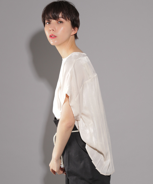 PAGEBOY（ページボーイ）の「リッチコットンクルーネックＴシャツ（Tシャツ/カットソー・レディース・ホワイト/ブラック/ダークブラウン/ライトグレー・FREE）」の19枚目の写真