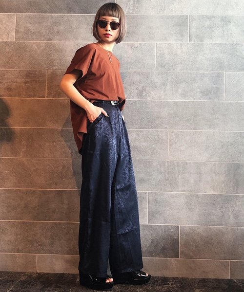 PAGEBOY（ページボーイ）の「リッチコットンクルーネックＴシャツ（Tシャツ/カットソー・レディース・ホワイト/ブラック/ダークブラウン/ライトグレー・FREE）」の13枚目の写真