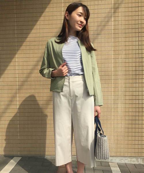 DECOY SINCE 1981（デコイシンスイチキュウハチイチ）の「◇カタログ掲載◇【オーガニックコットンシリーズ】ボーダーTシャツ（Tシャツ/カットソー・レディース・ネイビー/ピンク/イエロー/ラベンダー・LL/M size/L size）」の7枚目の写真