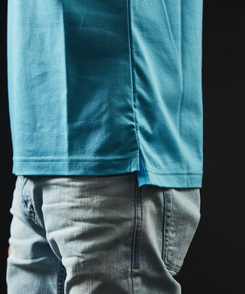 5351 POUR LES HOMMES(ゴーサンゴーイチプールオム)の「【Vネック】プライマリースムース半袖Tシャツ(Tシャツ/カットソー・メンズ・ホワイト/ライトブルー/ブラック/チャコールグレー・44/46/48/50)」の10枚目の写真