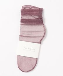 Fun & Daily（ファンアンドデイリー）の「F&D : ラメチュールソックス（ソックス/靴下）」