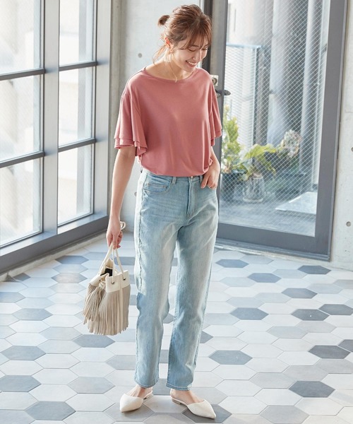 KOBE LETTUCE(コウベレタス)の「ポインテッドトゥメッシュフラットサンダル バブーシュ(サンダル・レディース・アイボリー/ベージュ/ブラック/ブラック系その他・L/LL/M/S)」の15枚目の写真