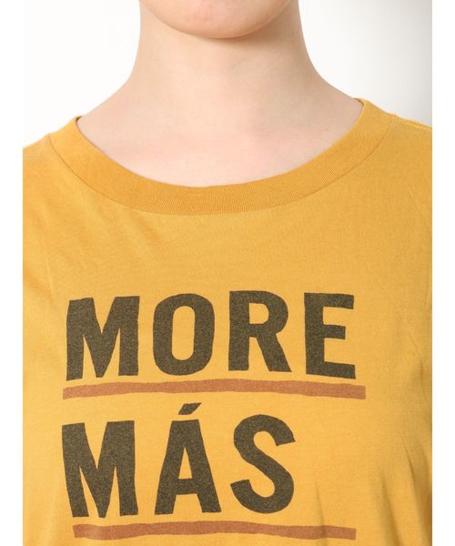 Ungrid（アングリッド）の「MOREロゴプリントTee（Tシャツ/カットソー・レディース・パープル/オフホワイト/イエロー・FREE）」の9枚目の写真