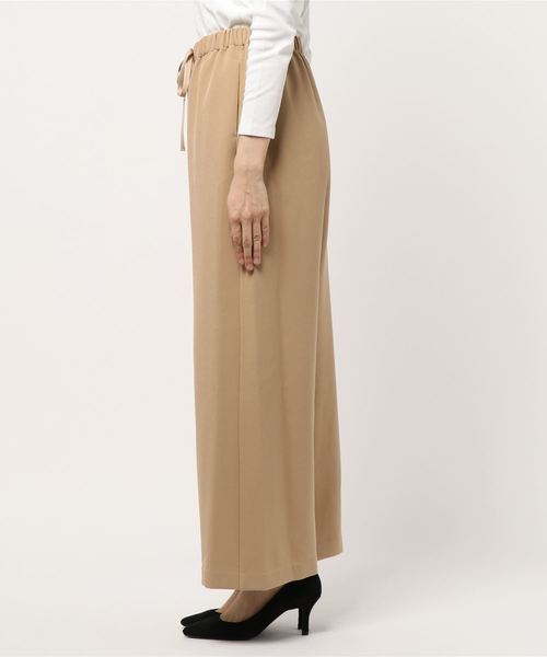 DouDou（ドゥドゥ）の「ワイドイージーパンツ（その他パンツ・レディース・ベージュ/オフホワイト/ピンク・FREE）」の4枚目の写真