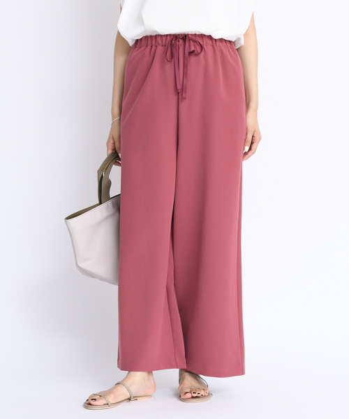 DouDou（ドゥドゥ）の「ワイドイージーパンツ（その他パンツ・レディース・ベージュ/オフホワイト/ピンク・FREE）」の17枚目の写真