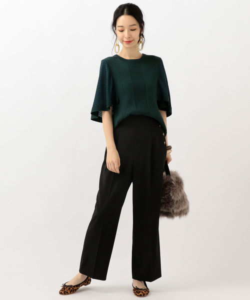 SHIPS（シップス）の「サイドボタンパンツ◇（その他パンツ・レディース・ベージュ/グリーン/ブラック・34/36/38/40）」の21枚目の写真