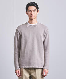 STONE  コットン クルーネック ニットセーター Sサイズ セール】 【洗える】WOOL BLEND AIR クルーネック ニット