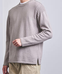 STONE  コットン クルーネック ニットセーター Sサイズ セール】 【洗える】WOOL BLEND AIR クルーネック ニット