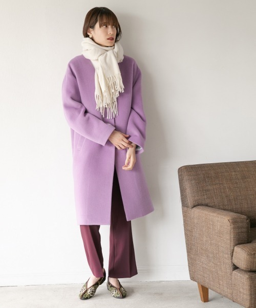 LOWRYS FARM（ローリーズファーム）の「カラーストール　851198（ストール/ショール・レディース・ブラック/ベージュ/ブラウン/グレー/レッド/オフホワイト/ミント/オレンジ/ブルー/チャコールグレー/ブルー系その他・FREE）」の14枚目の写真