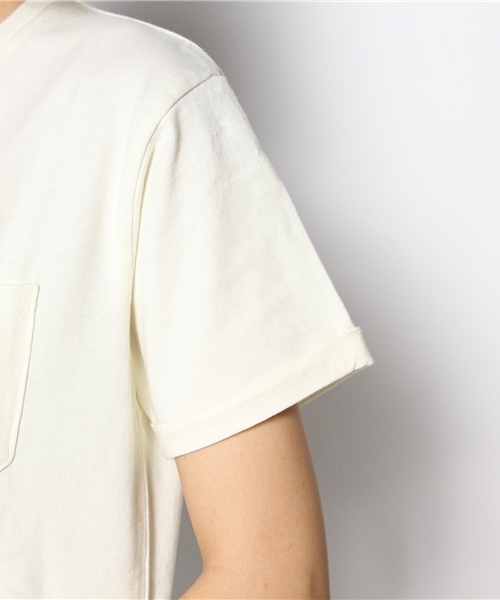 CIAOPANIC（チャオパニック）の「【Ciaopanic】さがらワッペン付ポケTee（Tシャツ/カットソー・レディース・ホワイト/グレー/ネイビー・FREE）」の8枚目の写真