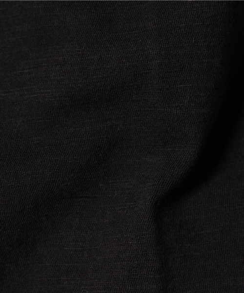 coen（コーエン）の「コットンスラブポケットTシャツ（Tシャツ/カットソー・レディース・ブラック/ホワイト/マスタード/ダークグリーン・フリー）」の13枚目の写真