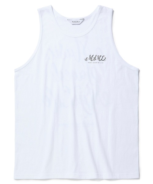 MSML（エムエスエムエル）の「CURSIVE TANK TOP（タンクトップ・メンズ・ホワイト/ブラック・SMALL/MEDIUM/LARGE）」の3枚目の写真