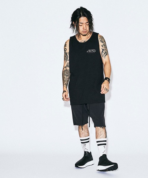 MSML（エムエスエムエル）の「CURSIVE TANK TOP（タンクトップ・メンズ・ホワイト/ブラック・SMALL/MEDIUM/LARGE）」の11枚目の写真