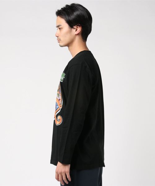 QUOTIST(クオティスト)の「SPACE LOGO L/S TEE(Tシャツ/カットソー・メンズ・パープル/ブラック・MEDIUM/LARGE/X-LARGE)」の3枚目の写真