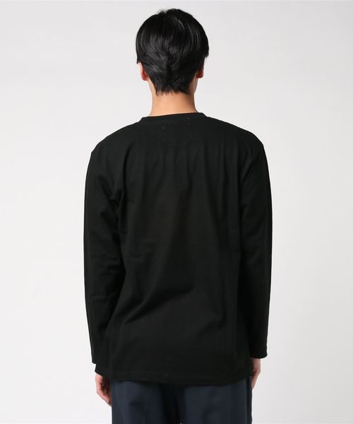 QUOTIST(クオティスト)の「SPACE LOGO L/S TEE(Tシャツ/カットソー・メンズ・パープル/ブラック・MEDIUM/LARGE/X-LARGE)」の4枚目の写真