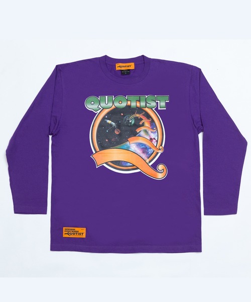 QUOTIST(クオティスト)の「SPACE LOGO L/S TEE(Tシャツ/カットソー・メンズ・パープル/ブラック・MEDIUM/LARGE/X-LARGE)」の6枚目の写真