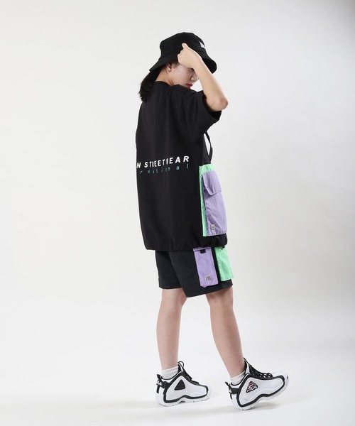 VISION STREET WEAR(ヴィジョンストリートウェア)の「VISION STREET WEAR 上下2点セットアップ ベスト付き半袖Tシャツ& ナイロンカーゴショーツ SETUP(Tシャツ/カットソー・メンズ・ブラック/オフホワイト/ベージュ/ブラック系その他・M/L/LL)」の10枚目の写真