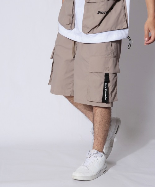 VISION STREET WEAR(ヴィジョンストリートウェア)の「VISION STREET WEAR 上下2点セットアップ ベスト付き半袖Tシャツ& ナイロンカーゴショーツ SETUP(Tシャツ/カットソー・メンズ・ブラック/オフホワイト/ベージュ/ブラック系その他・M/L/LL)」の19枚目の写真