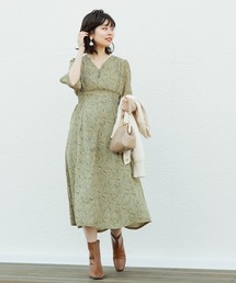 natural couture | レトロ小花ワンピース(ワンピース)