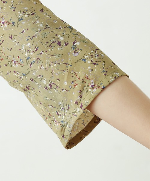 natural couture（ナチュラルクチュール）の「レトロ小花ワンピース（ワンピース・レディース・グレイッシュベージュ/サックスブルー/ピンク/その他1/その他2/その他3・FREE）」の20枚目の写真