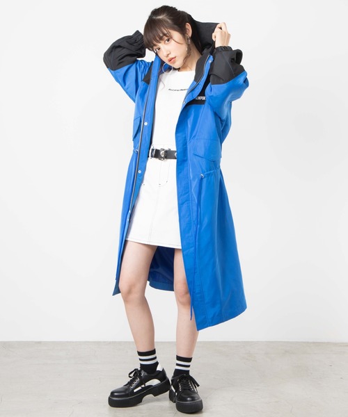 WEGO(ウィゴー)の「WEGO/パネルロングブルゾン(ブルゾン・レディース・ブラック/ブルー・FREE)」の17枚目の写真