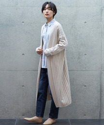 AMERICAN HOLIC | 【2020SS】針抜きリブロングニットニュアンスカーディガン＊(カーディガン/ボレロ)