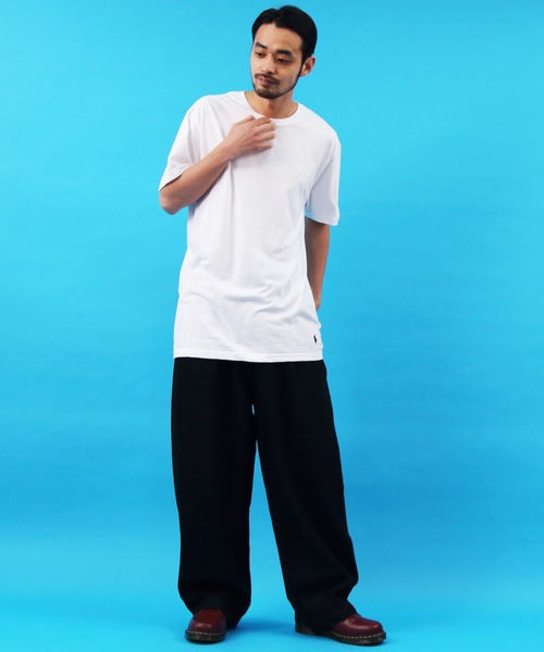 POLO RALPH LAUREN(ポロ ラルフ ローレン)の「POLO RALPH LAUREN クルーネック Tシャツ(Tシャツ/カットソー・メンズ・ホワイト・SMALL/MEDIUM/LARGE/X-LARGE/XX-LARGE)」の2枚目の写真