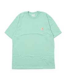carhartt/カーハート Workwear ビッグシルエット ポケット半袖 ロゴ Tシャツ ワッペン トップス