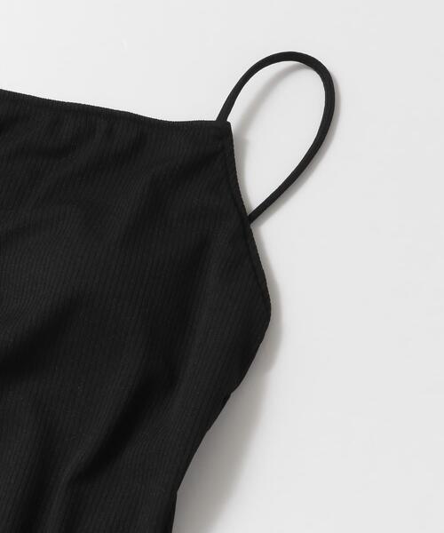 SENSE OF PLACE by URBAN RESEARCH（センスオブプレイスバイアーバンリサーチ）の「バックデザインワンピーススイムスーツ（その他・レディース・ブラック/グリーン・FREE）」の3枚目の写真