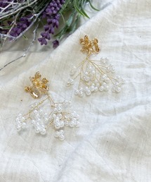【apres jour × ARIAZ】コエダフラワーパールイヤリング