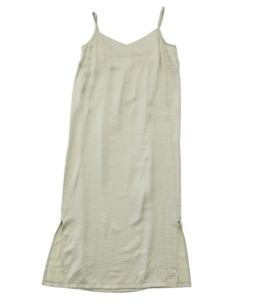 select MOCA(セレクトモカ)の「2020 S/S サテンライクキャミワンピース/バックギャザーサイドスリットロングワンピース(ワンピース・レディース・ライトグリーン/ライトベージュ・FREE)」の18枚目の写真