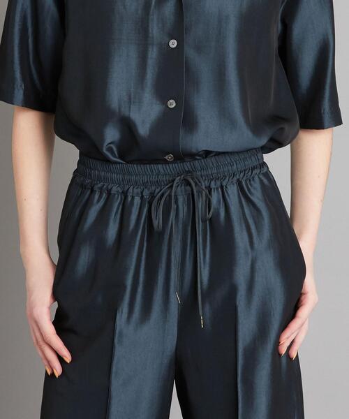 Steven Alan（スティーブンアラン）の「＜Steven Alan＞SHINY GATHER PANTS/パンツ（その他パンツ・レディース・ブラウン/ダークグリーン・MEDIUM/SMALL）」の6枚目の写真